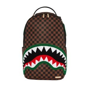 Sprayground 100% PVC Sharks in Paris Check Pattern Air Italia SOLD OUT FOREVER